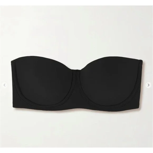 SKIMS‎ Fits Everybody Strapless Bra Onyx Black Style BA BAN 3151 Size 32A - Picture 3 of 7